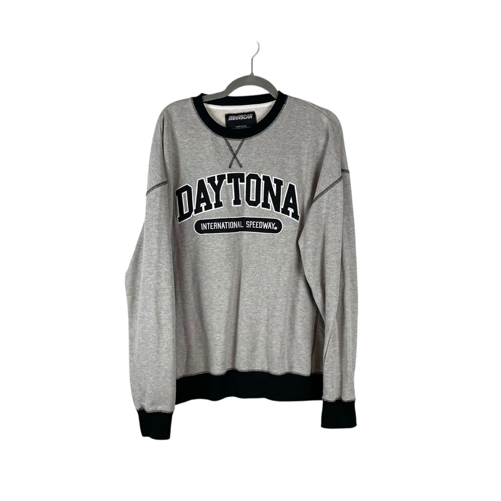 Nascar Daytona International Speedway Gray Crewneck Sweatshirt Xl